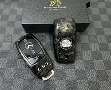 Load image into Gallery viewer, Premium Forged Carbon Fiber Key Fob Cover Case For Mercedes E53 AMG Model Custom Made Exclusive Gift
