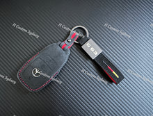 Load image into Gallery viewer, G63 Alcantara Keyring Keychain Key Cover For Mercedes G63 AMG Custom Made Exclusive Gift
