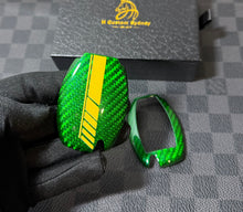 Load image into Gallery viewer, Luxury Carbon Fiber Edition One Key Fob Cover Case Fit For Mercedes A C GLC GLE GLS CLA GLA Class A45 CLA45 GLA45 C43 C63S GLC63s GLE63S GLS63 Exclusive Edition
