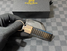 Load image into Gallery viewer, Premium Carbon Fiber Key Fob Cover Keychain Set For BMW X5M X6M Competition Custom Made Exclusive Gift
