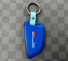 Load image into Gallery viewer, BMW Competition Edition Premium Fiber Key Fob Cover For BMW M3 M4 M5 M8 X3M X4M X5M X6M Competition Custom Made Exclusive Gift
