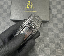 Load image into Gallery viewer, Genuine Carbon Fiber Key Fob Cover Keyring Pack For Audi RS3 GY Model 2021-2025 Exclusive Edition

