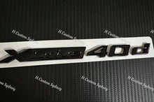 Load image into Gallery viewer, Gloss Black X7 Xdrive 40d Full Badges Emblem For BMW X7 G07 LCI 2022-2024 Exclusive Pack
