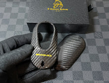 Load image into Gallery viewer, Premium Carbon Fiber Key Fob Cover For Mercedes AMG New C E GLC S EQ Class W206 X254 W223 C236 W214 Exclusive Made
