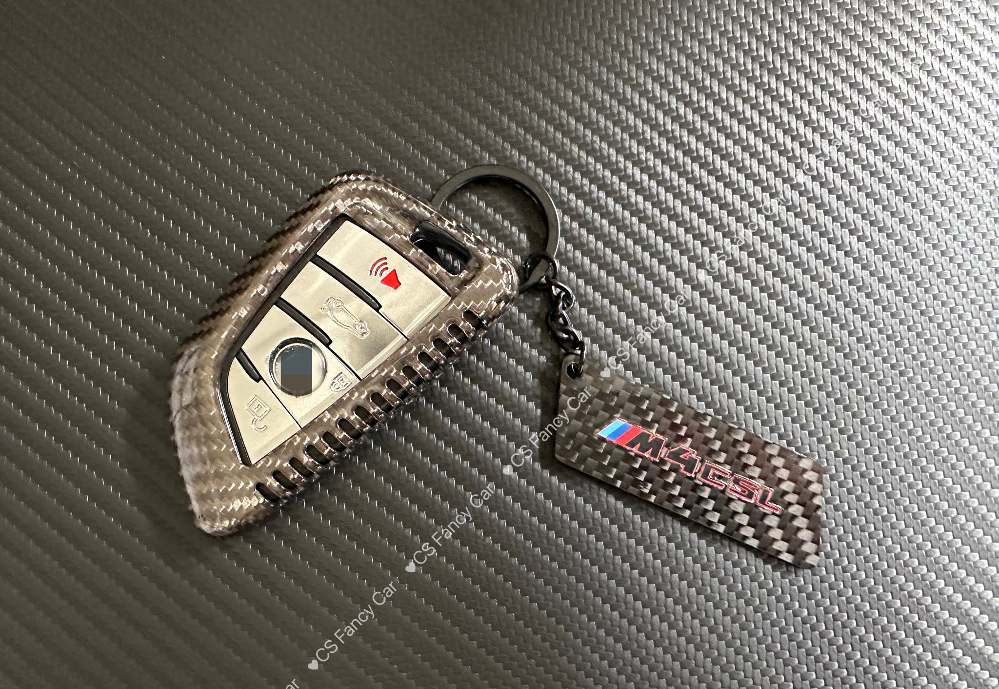M4 CSL Premium Fiber Key Fob Cover For BMW M4 CSL Exclusive Pack – H ...
