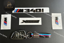 Load image into Gallery viewer, Gloss Black M340i Full Badges Emblem For BMW M340i G20 2019-2024 Exclusive Pack
