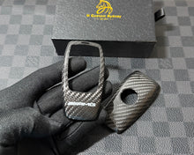 Load image into Gallery viewer, Premium Carbon Fiber Key Fob Cover Set For Mercedes C63s E63s GLC63s GLE63s GT63S AMG Model Exclusive AMG Edition
