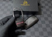 Load image into Gallery viewer, Luxury Genuine Carbon Fiber Key Cover Case For Mercedes AMG Model A C E CLA GLC GLE GLS Class Custom Made Limited Pink Edition
