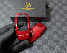 Load image into Gallery viewer, Premium Carbon Fiber Key Cover For Mercedes A B C E CLA GLC GLE GLS Class Models Exclusive AMG Edition
