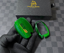 Load image into Gallery viewer, Luxury Carbon Fiber Key Fob Cover Case Fit For Mercedes AMG GTR Exclusive Edition
