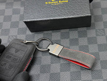 Load image into Gallery viewer, Luxury Alcantara and Nappa Leather Key Fob Cover Case Keychain Pack Fit For Land Rover Range Rover Custom Made Exclusive Gift

