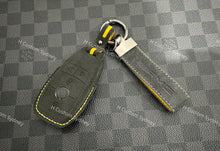 Load image into Gallery viewer, Edition One Premium Alcantara Key Fob &amp; Keychain Set – Fits Mercedes C63S / E63S / GLC63S / GLE63S / GT63S / G63/ GLS63 AMG Models
