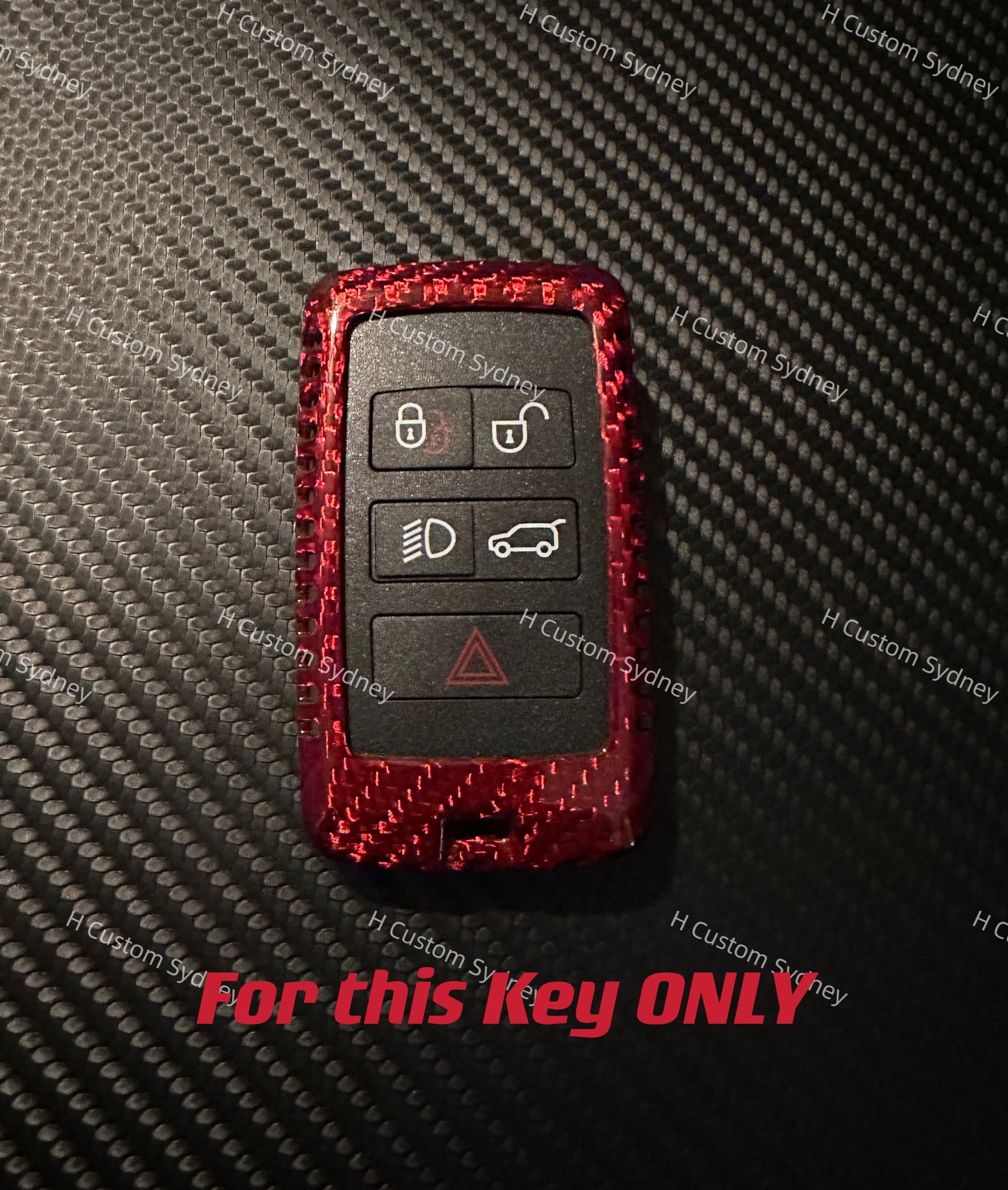 M.JVisun Genuine Carbon Fiber Key Fob Cover For Land Rover Defender Discovery 5 Sport For - View #4