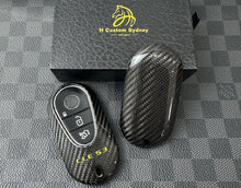 Load image into Gallery viewer, Premium Carbon Fiber Key Fob Cover For Mercedes AMG New CLE53 Model Exclusive Edition
