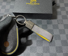 Load image into Gallery viewer, Mercedes AMG GLC53 X254 C254 Premium Custom Alcantara Key Cover Keychain Set Exclusive Edition
