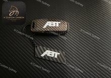 Load image into Gallery viewer, ABT Genuine Carbon Fiber Key Cover Keyring Package for Audi RSQ8 RS7 RS6 Style Exclusive Made
