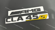 Load image into Gallery viewer, CLA45S Matte Black Full Badges Emblems Package For Mercedes CLA45S C118 Exclusive Edition One Pack
