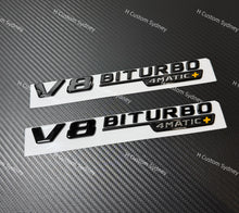 Load image into Gallery viewer, Gloss Black Full Badges Package For Mercedes AMG GT63S X290 Custom Edition
