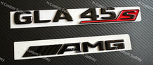 Load image into Gallery viewer, Gloss Black GLA45S Badges Package For Mercedes GLA45S H247 Exclusive Pack
