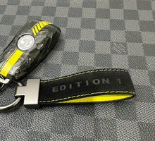 Load image into Gallery viewer, Luxury Forged Carbon Fiber Key Fob Cover Case For Mercedes C63s E63s GLC63s GLE63s GT63s Edition one Model Custom Made Exclusive Edition
