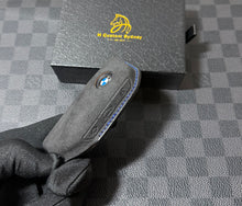 Load image into Gallery viewer, Premium Alcantara Key Fob Cover Keychain Set for BMW X5 M X6 M Competition LCI Model Exclusive Edition
