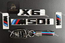 Load image into Gallery viewer, Gloss Black X6 M50i Full Badges Emblem For BMW X6 G06 G06LCI 2018-2023 Exclusive Pack
