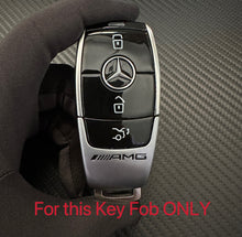 Load image into Gallery viewer, AMG Premium Genuine Carbon Fiber Key Fob Cover Case For Mercedes AMG Model A35 CLA35 GLB35 GLA35 GLC43 GLE53 E53 Exclusive Made
