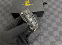Load image into Gallery viewer, Premium Forged Carbon Fiber Key Cover For Audi RS3 S3 RSQ3 Q2 Q3 R8 Custom Made Exclusive Audi Sport Edition
