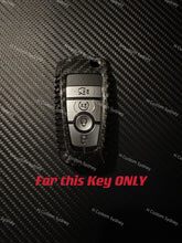 Load image into Gallery viewer, Premium Genuine Carbon Fiber Key Fob Cover For Ford Mustang Exclusive Made
