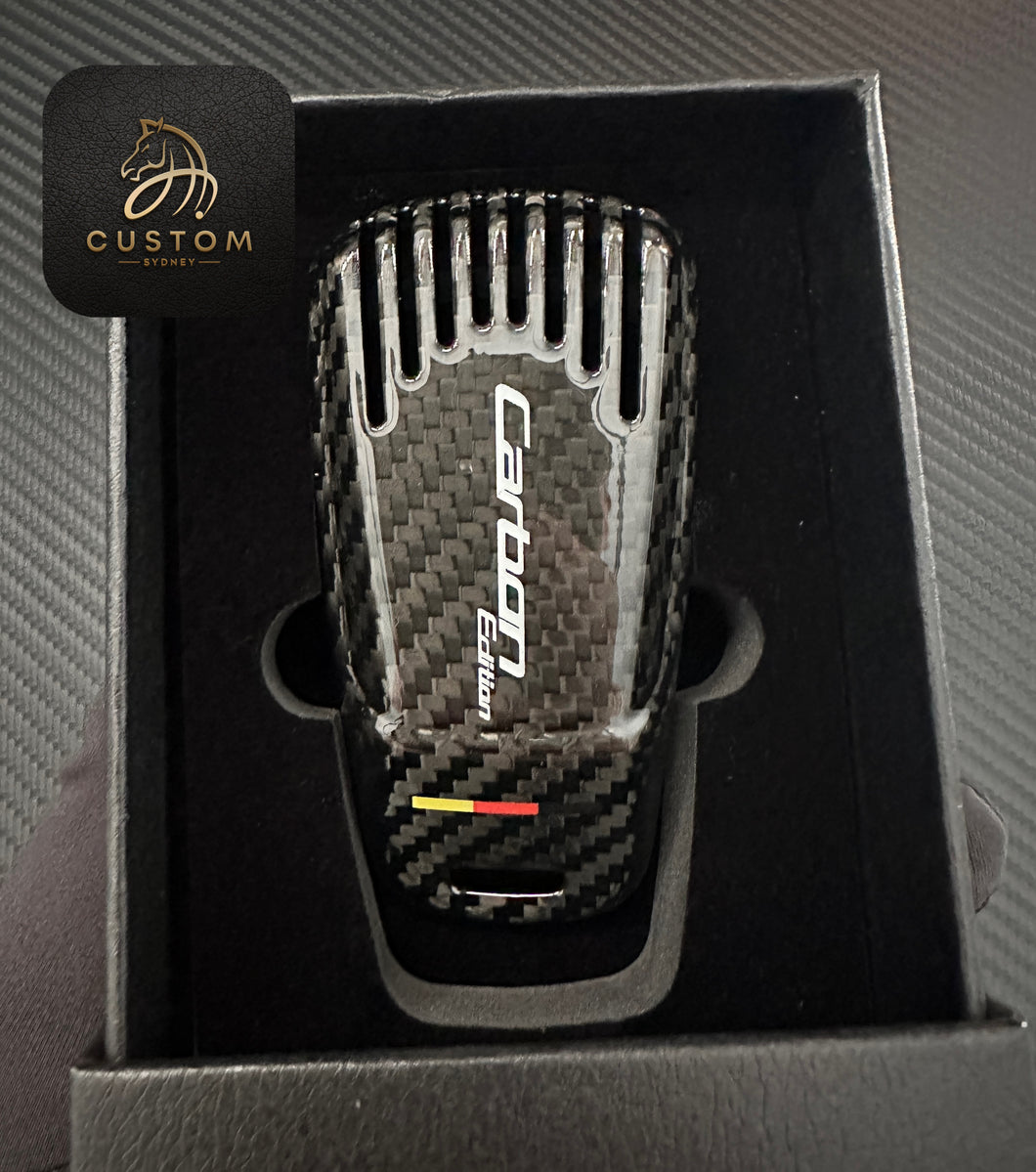 Carbon Edition Genuine Carbon Fiber Key FOB Cover For Audi RS4 RS5 S4 S5 SQ5 SQ7 TTS TTRS Exclusive Made