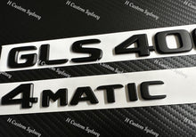 Load image into Gallery viewer, GLS400d Matte Black Full Badges Package For Mercedes GLS400d X167 Exclusive Pack
