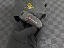 Load image into Gallery viewer, Luxury Carbon Fiber Key Fob Cover Case For Audi S3 RS3 S5 S6 RS6 SQ7 RSQ8 Exclusive Audi sport Edition
