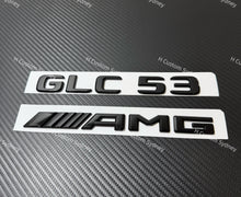 Load image into Gallery viewer, Gloss Black Badges Pack For Mercedes AMG GLC53 X254 C254 Exclusive Night Edition
