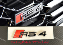 Load image into Gallery viewer, RS4 Gloss Black Badges Package For Audi RS4 B8 B9 B9.5 2013-2024 Exclusive Pack
