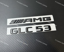 Load image into Gallery viewer, Matte Black Badges Pack For Mercedes AMG GLC53 X254 C254 Exclusive Edition one Pack
