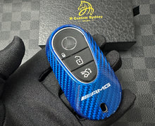 Load image into Gallery viewer, Luxury Carbon Fiber Key Fob Cover Case For Mercedes AMG New C E GLC S EQ Class W206 X254 W223 C236 W214 X290 Exclusive Made
