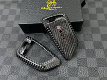 Load image into Gallery viewer, M2CS Genuine Carbon Fiber Keyring Key Fob Cover Pack For BMW New M2CS G87 2023-2026 Custom Made
