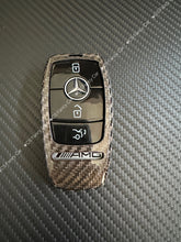 Load image into Gallery viewer, C63S Premium Genuine Carbon Fiber Key Fob Cover Case Fit For Mercedes C63s Custom Made Exclusive Gift
