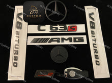 Load image into Gallery viewer, C63S Matte Black Badges Emblems Package For W205 C205 S205 A205 Exclusive Pack
