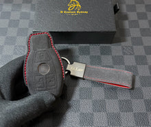 Load image into Gallery viewer, Premium AMG GTS Alcantara Key Fob Cover Keychain Exclusive Pack For Mercedes GTS
