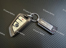 Load image into Gallery viewer, M4 CSL Genuine Carbon Fiber Keyring Key Fob Cover For BMW New M4 CSL  Model Custom Made Exclusive Gift
