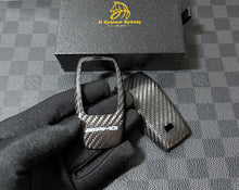 Load image into Gallery viewer, Luxury Genuine Carbon Fiber Key Cover Case For Mercedes AMG Model A C E CLA GLC GLE GLS Class Custom Made Limited Edition

