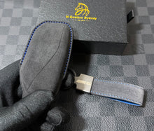 Load image into Gallery viewer, Premium Alcantara Key Fob Cover Keychain Set for BMW New M5 G90 G99 Model Exclusive Edition
