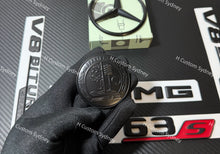 Load image into Gallery viewer, GLE63S Matte Black Badges Emblems Package For Mercedes GLE63S  V167 C167 2024+ Exclusive Night Edition Pack
