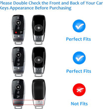 Load image into Gallery viewer, Premium Fiber Key Fob Cover Set For Mercedes C63s E63s GLC63s GLE63s GT63S AMG Model
