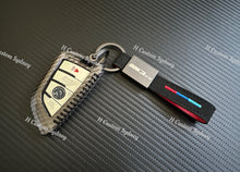 Load image into Gallery viewer, Premium Carbon Fiber Key Fob Cover For BMW M3 CS Custom Made Exclusive Gift
