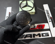Load image into Gallery viewer, CLA45S Matte Black Full Black Badges Emblems Package For Mercedes CLA45S C118 2024+ Models Exclusive Night Edition Pack
