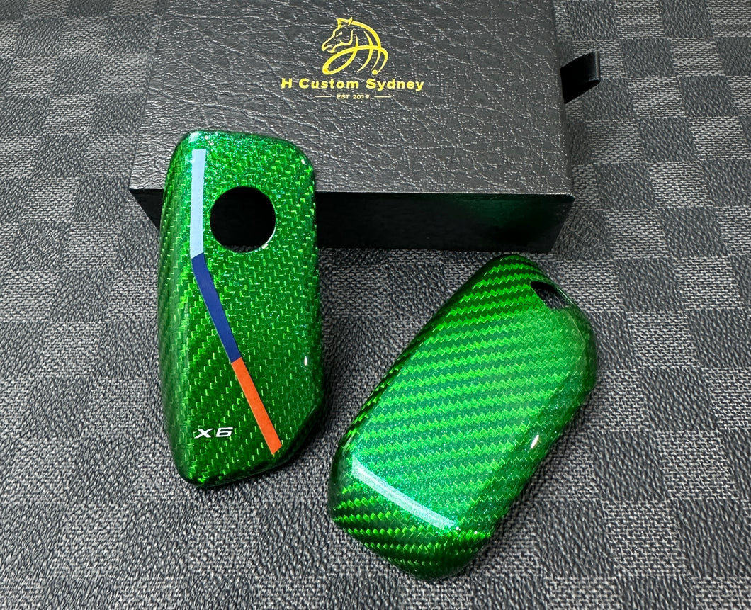 Premium Carbon Fiber Smart Key Case for BMW New X5 X6 X7– Luxury Cover Shell Exclusive Edition