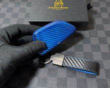 Load image into Gallery viewer, Premium Carbon Fiber Key Fob Cover Keychain Set For BMW X5M X6M Competition Custom Made Exclusive Gift
