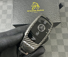 Load image into Gallery viewer, Luxury Genuine Carbon Fiber Key Cover Case For Mercedes AMG Model A C E CLA GLC GLE GLS Class Custom Made Limited Edition
